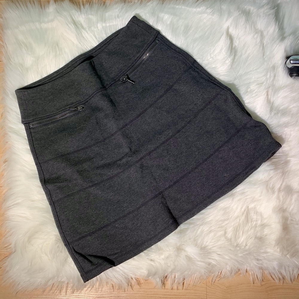 Grey Short Skirt